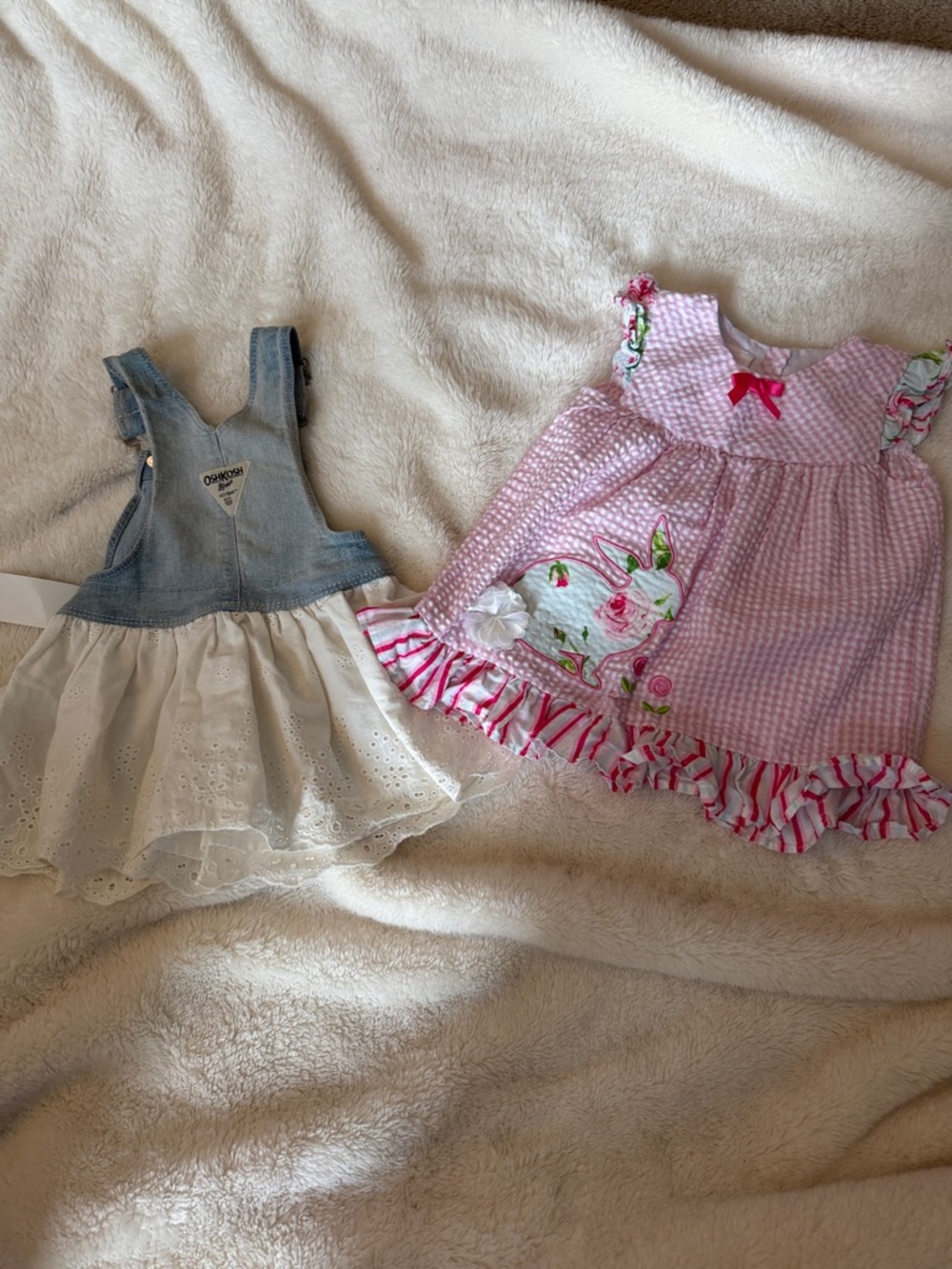 Two adorable summer dresses for baby girl!  See all photos.
